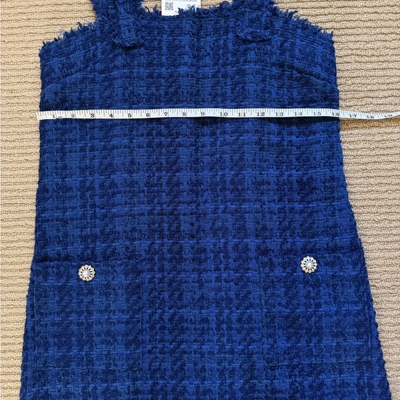 Zara blogger's favourite blue tweed dress with Pearl jewel buttons - Picture 11 of 11